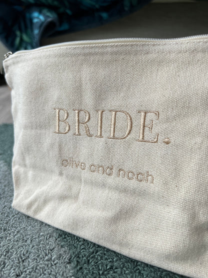 bride accessory pouch